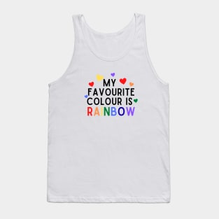 My Favorite color is Rainbow Tank Top